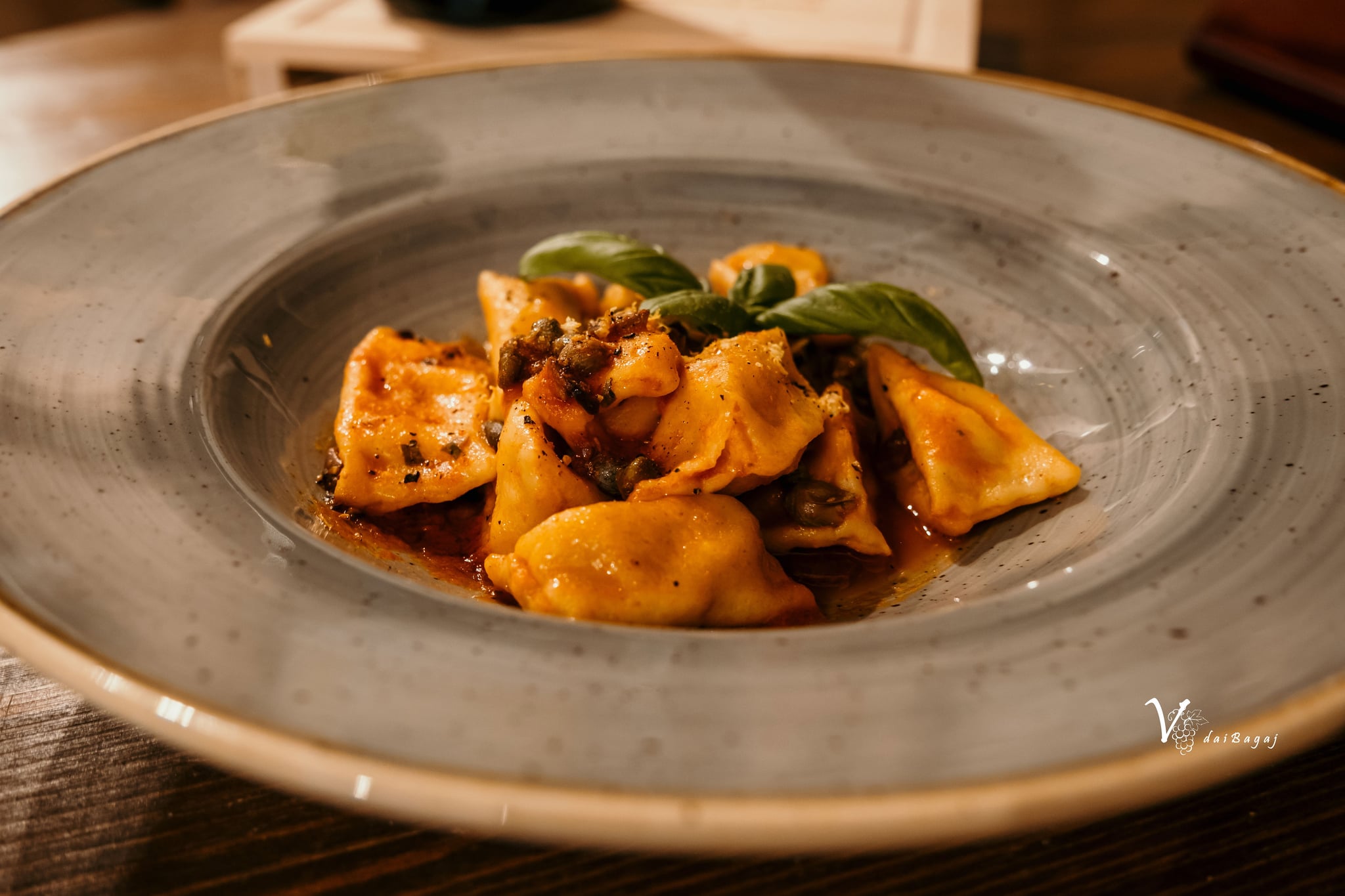 Piatto della cucina dell'Osteria Dai Bagaj